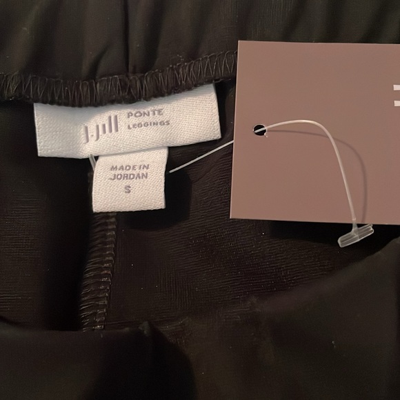 NWT J.Jill High-Rise Ponte Knit Leggings, size Small, black, in original pkging - Picture 7 of 14